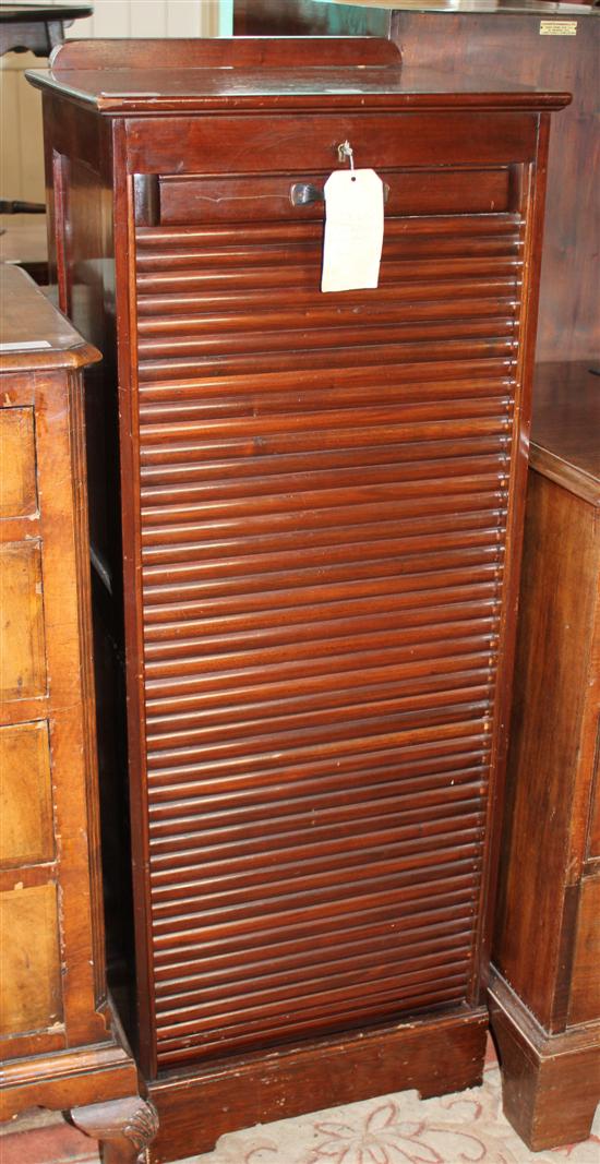 Mahogany filing cabinet